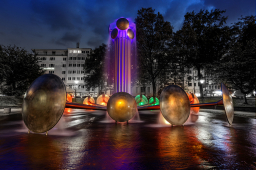 Ebertplatz am Abend